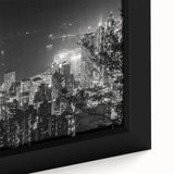 Extra large black wall art featuring colorful, textured abstract design on canvas, suitable for living room decor.