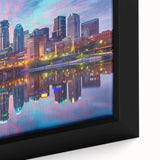 Extra large black wall art with colorful, textured abstract design on canvas, ideal for living room decor.