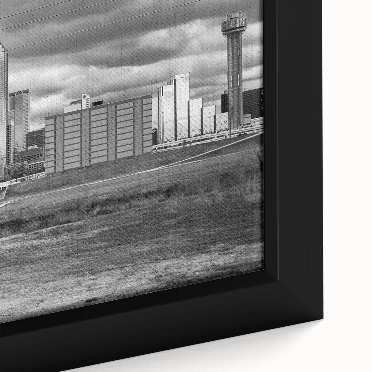 Extra large black wall art featuring a textured abstract design with colorful accents, ideal for living room decor.