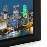 Extra large black wall art featuring a textured, colorful abstract design on canvas, ideal for living room decor.