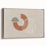 Colorful rolled canvas showcasing vibrant African tribal wall art design with intricate patterns and textures, securely packaged in a cardboard tube for safe transport.