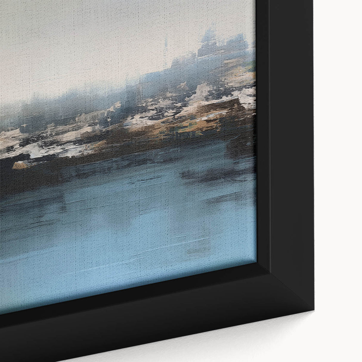 Vibrant rolled canvas showcasing a stunning African tribal art design with intricate patterns and rich colors, securely packaged in a protective cardboard tube for safe delivery.