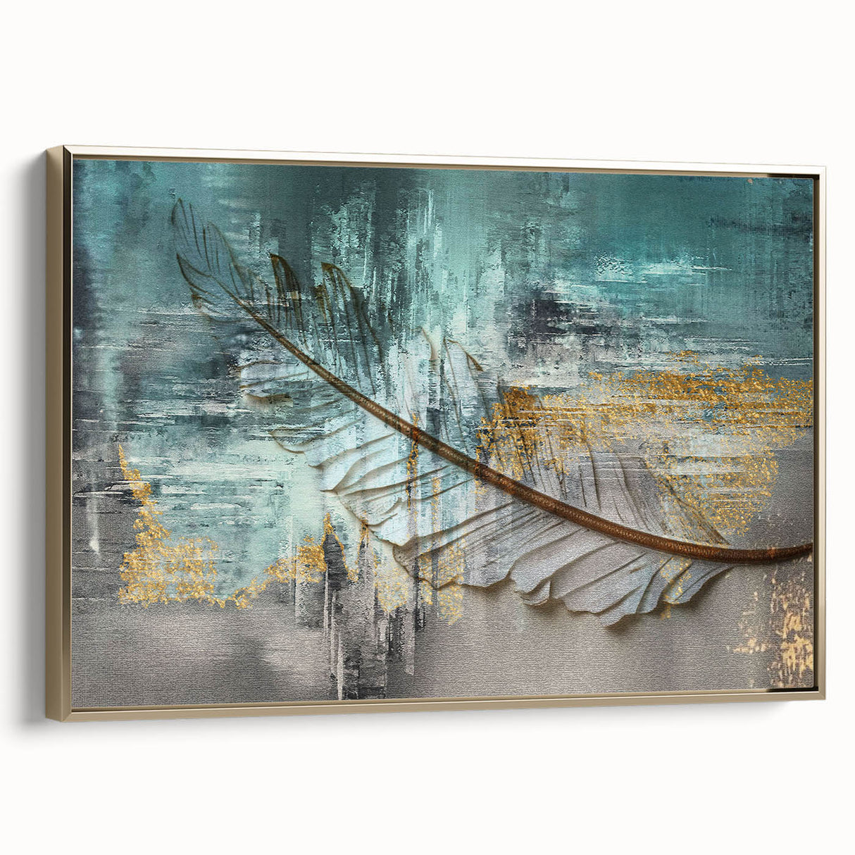 Stylish rolled canvas showcasing vibrant abstract wall art with bold colors and dynamic shapes, ideal for modern home decor or art displays.