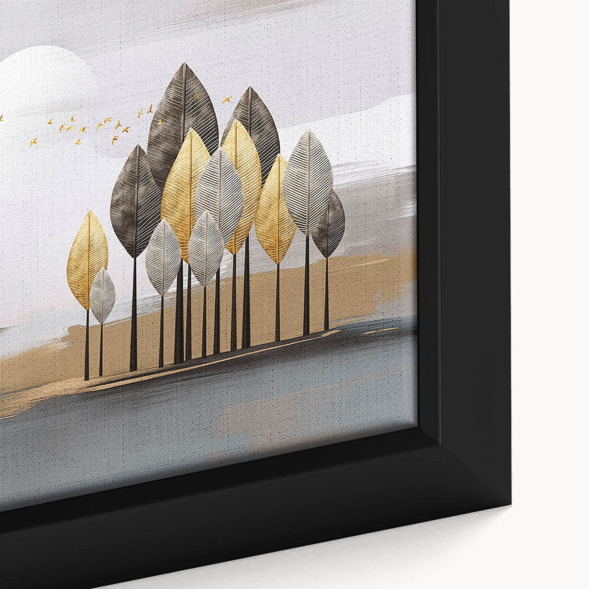 Rolled canvas showcasing vibrant African tribal artwork, featuring intricate patterns and rich colors, securely packaged in a durable cardboard tube for optimal protection.