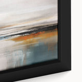 Colorful abstract canvas artwork showcasing vibrant geometric shapes and fluid lines, perfect for modern home decor or art collection.