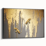 Vibrant rolled canvas showcasing stunning African tribal art depicting colorful geometric patterns and intricate mask designs, ideal for home decor.