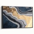 Abstract geometric wall art canvas print in vibrant colors, showcasing a modern design with bold shapes and dynamic patterns, ideal for contemporary decor.