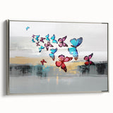 Vibrant rolled canvas showcasing an African tribal wall art design with intricate patterns and textures, ideal for home decor or framing.