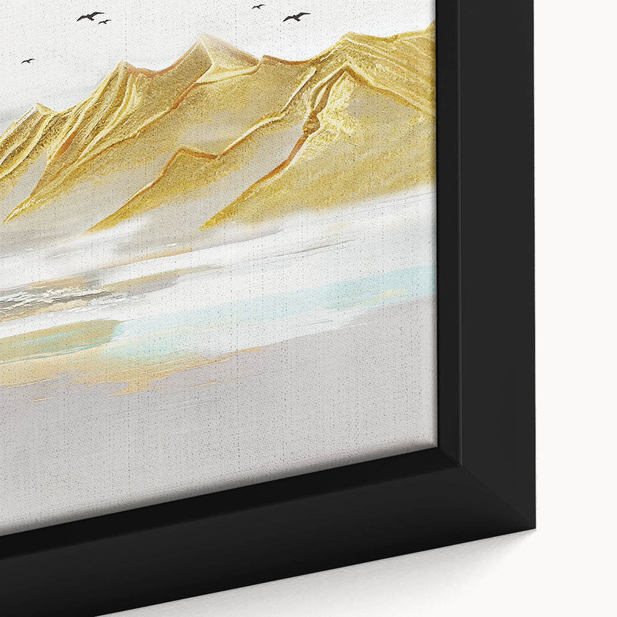 Close-up of a textured rolled canvas showcasing vibrant African tribal wall art, featuring intricate patterns and vivid colors, ideal for home decor.