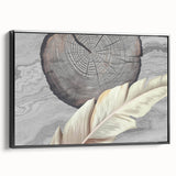 Stylish rolled canvas depicting a vibrant abstract design in bold colors, ideal for modern home decor, securely packaged in a protective tube.