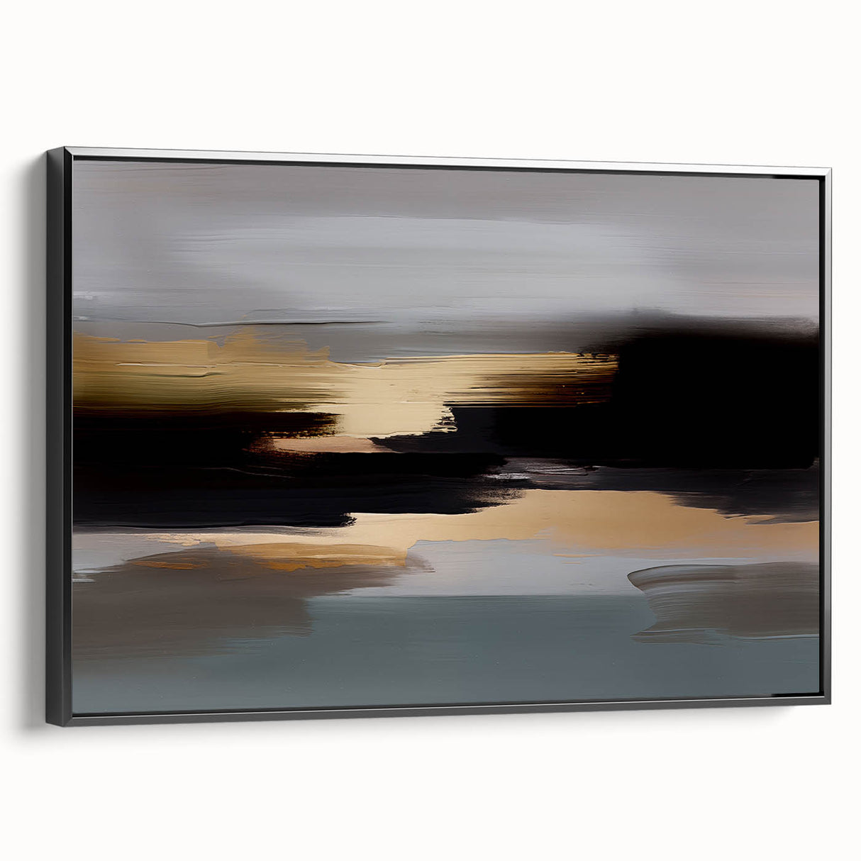 Close-up of a vibrant rolled canvas showcasing a colorful abstract painting, featuring bold brush strokes and a textured finish, ideal for modern decor.