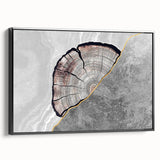 Colorful rolled canvas showcasing vibrant African tribal wall art design, featuring intricate patterns and textures, securely rolled in a protective tube.