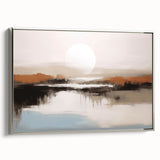 Vibrant rolled canvas showcasing an abstract African-inspired wall art design with bold colors and intricate patterns, ideal for home decor.