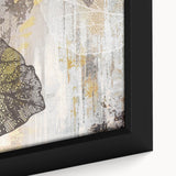 Vibrant rolled canvas depicting an abstract geometric wall art design in bold colors, securely packaged in a durable cardboard tube for safe delivery.