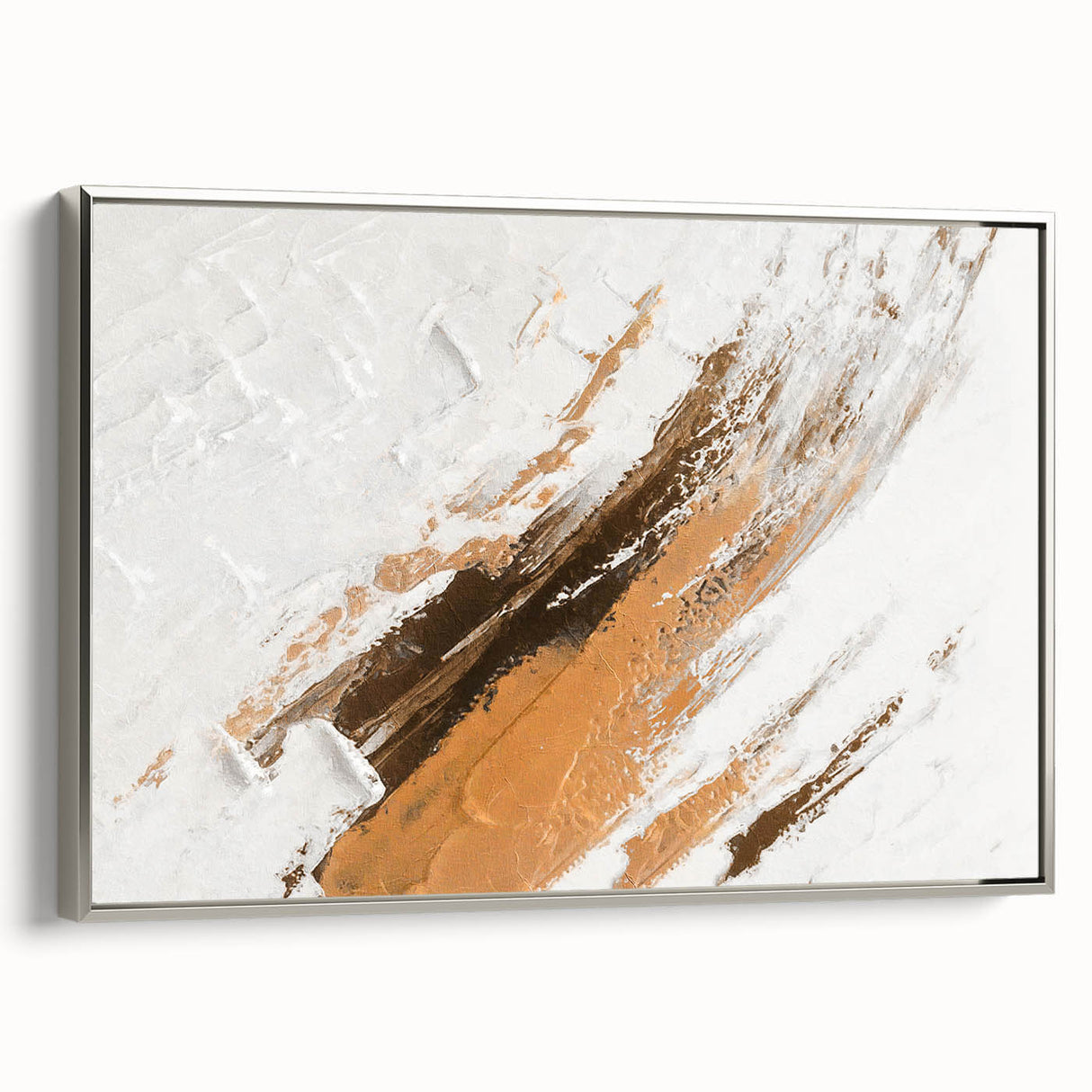 High-quality rolled African wall art canvas showcasing vibrant tribal patterns in rich earth tones, securely packaged in a protective cardboard tube.
