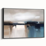 Vibrant rolled canvas showcasing an abstract African wall art design with bold colors and intricate patterns, securely packaged in a protective tube.