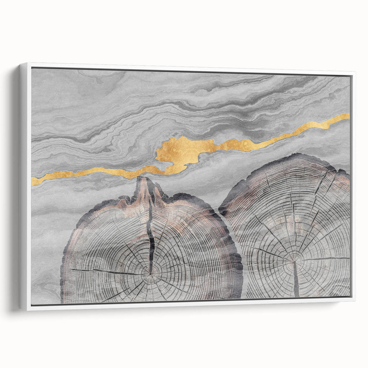 Rolled canvas showcasing vibrant African tribal wall art featuring intricate patterns and textures, securely packaged in a protective tube for shipping.