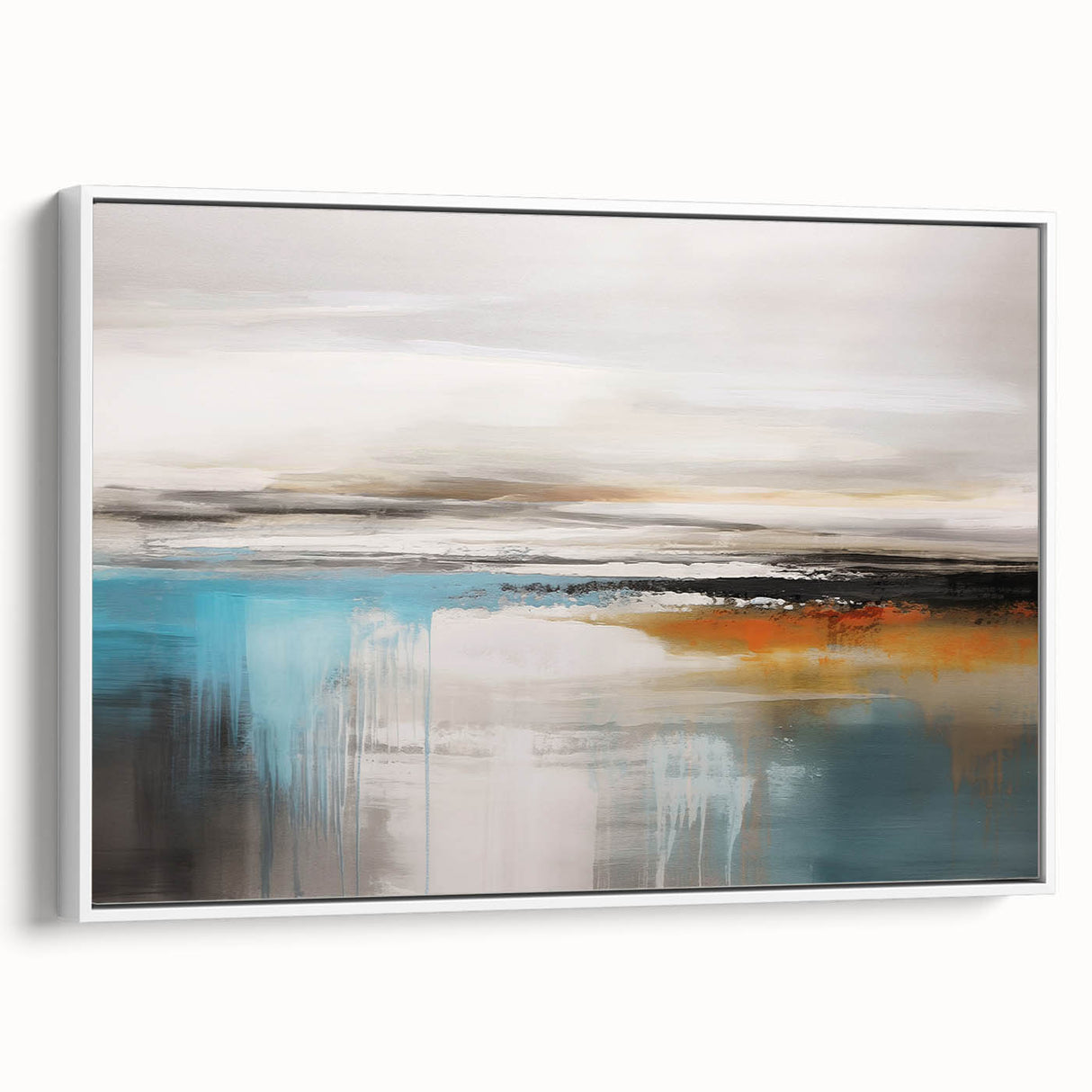 Abstract canvas art print showcasing vibrant colors and dynamic shapes, designed for modern home decor and artistic expression.
