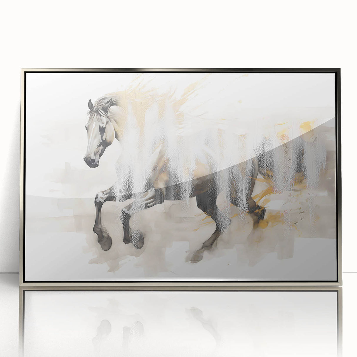 Abstract wall art canvas showcasing vibrant colors and dynamic shapes, perfect for modern decor, rolled and securely packaged in a protective tube.