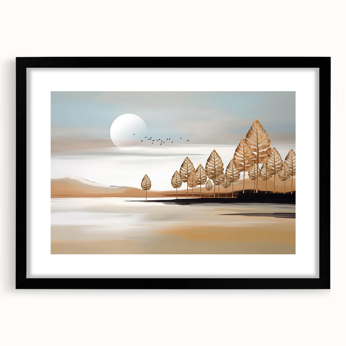 Vibrant abstract wall art print showcasing bold colors and dynamic shapes, ideal for modern home decor or office spaces.
