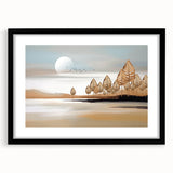 Vibrant abstract wall art print showcasing bold colors and dynamic shapes, ideal for modern home decor or office spaces.