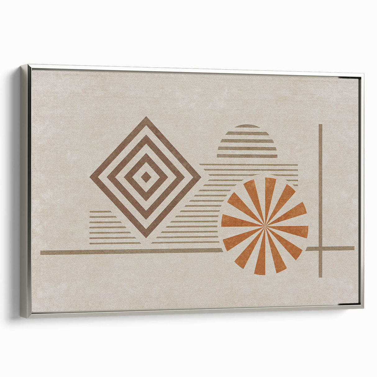 Abstract wall art canvas print showcasing vibrant colors and dynamic shapes, perfect for modern home decor or office spaces.