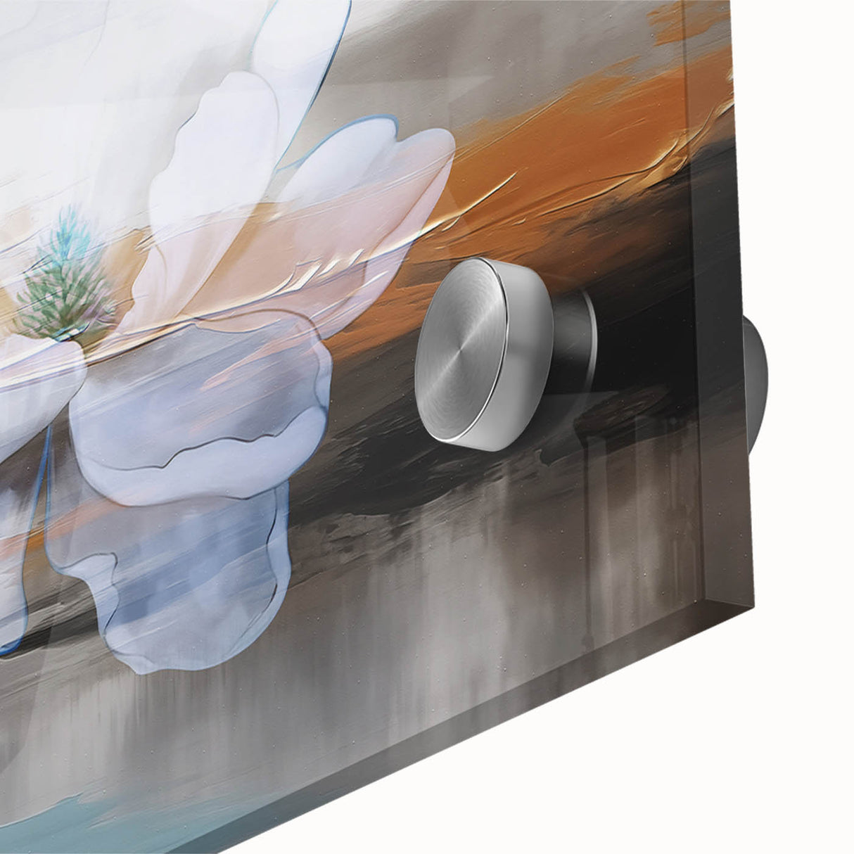 Abstract wall art canvas print showcasing vibrant colors and dynamic shapes, rolled and secured in protective packaging, ideal for modern home decor and artistic expression.