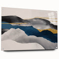 Abstract wall art canvas print showcasing vibrant colors and fluid shapes, expertly designed for modern decor, perfect for living spaces.