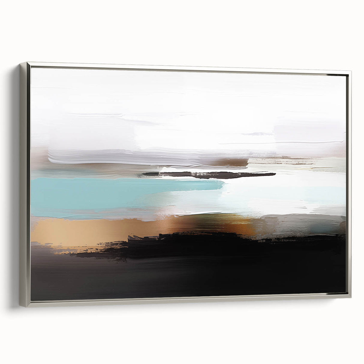 Vibrant abstract wall art canvas showcasing bold colors and fluid shapes, ideal for modern home decor, presented in a protective tube.
