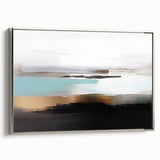 Vibrant abstract wall art canvas showcasing bold colors and fluid shapes, ideal for modern home decor, presented in a protective tube.