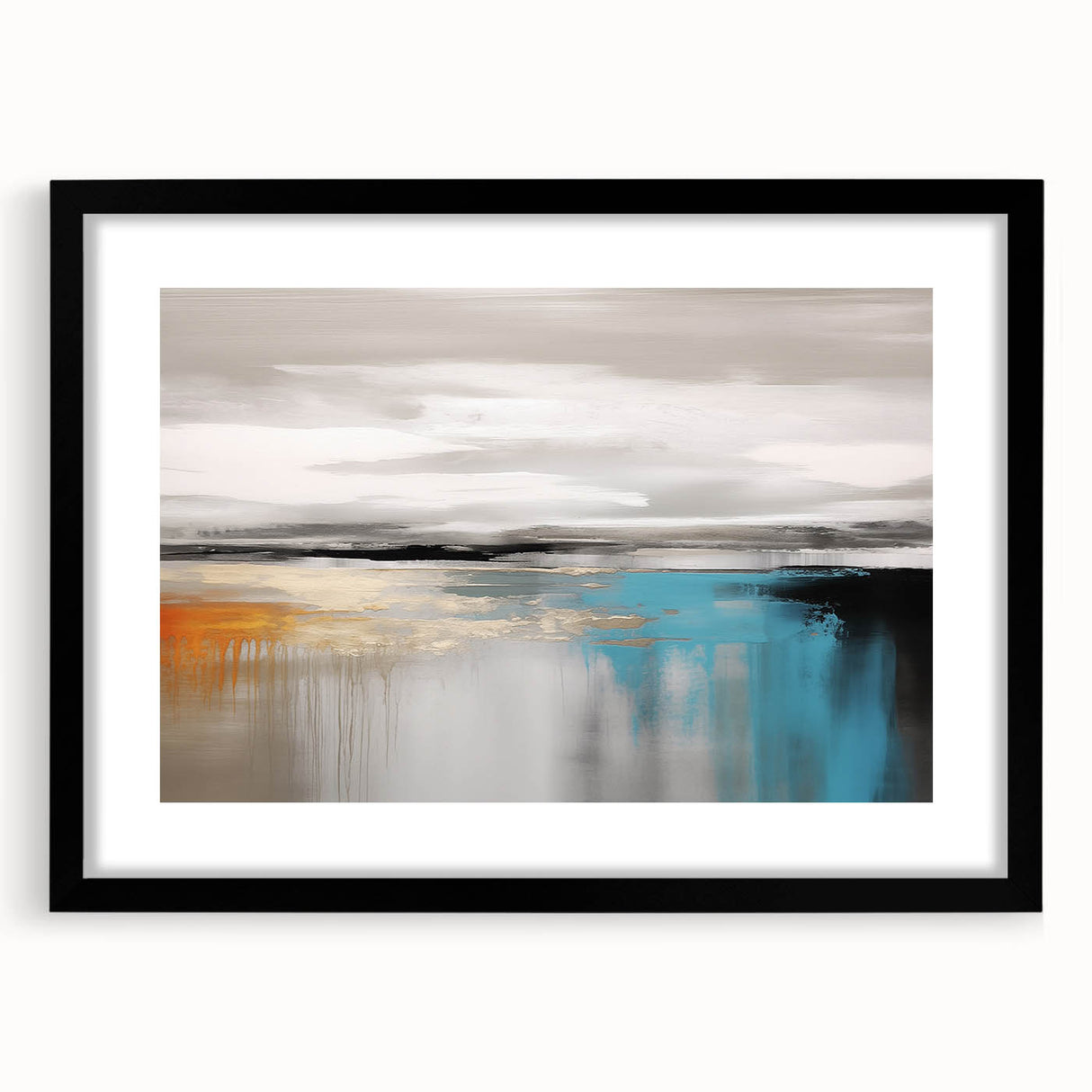 Vibrant abstract wall art canvas showcasing bold colors and dynamic shapes, perfect for modern home decor; rolled and packaged securely in a protective tube.