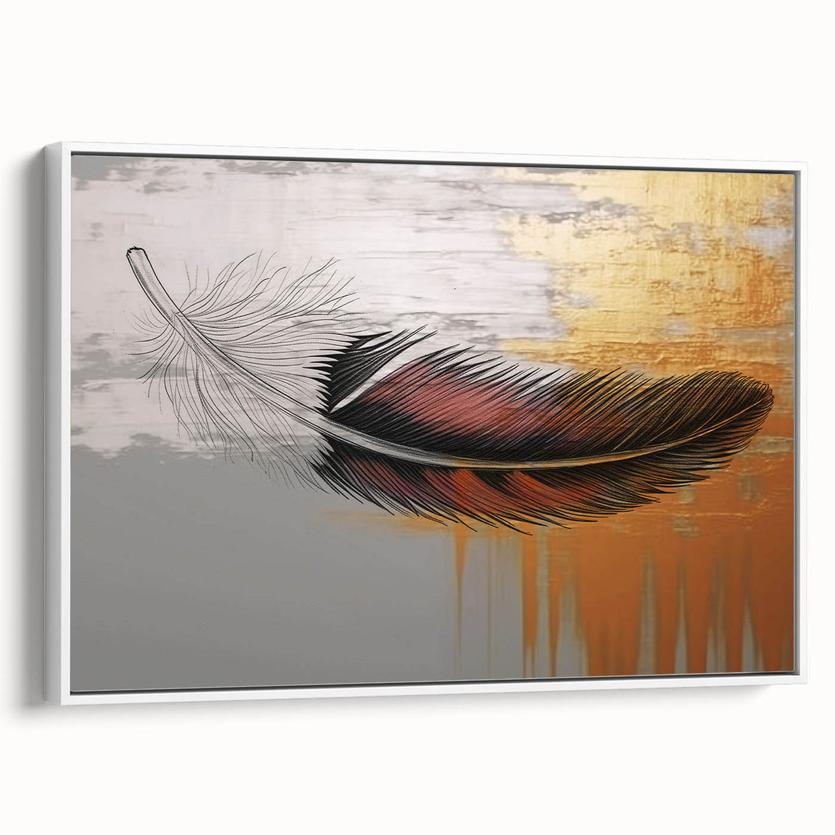 Abstract wall art canvas print showcasing vibrant colors and dynamic shapes, perfect for modern home decor or artistic enhancement of any space.