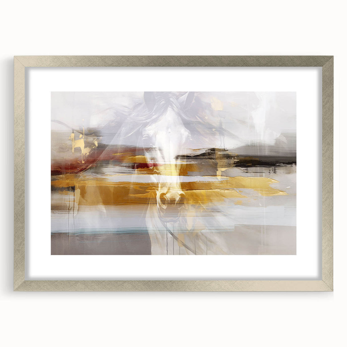 Abstract wall art canvas print showcasing vibrant colors and dynamic shapes, perfect for modern home decor or art enthusiasts.