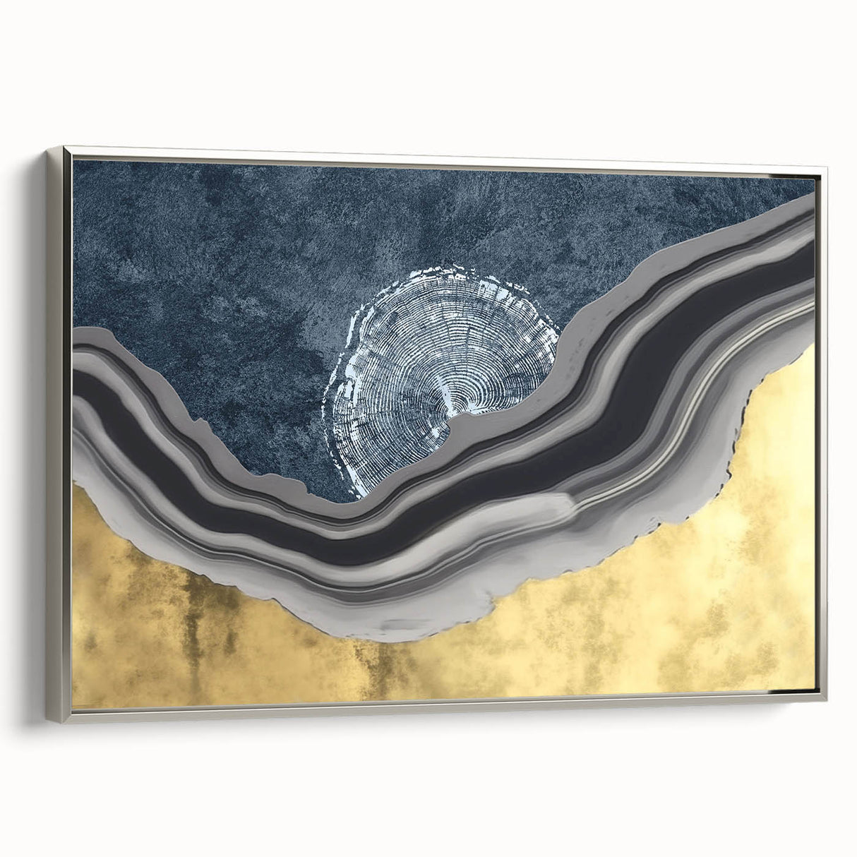 Colorful abstract canvas art print showcasing vibrant geometric shapes and fluid patterns, perfect for modern home decor. Ideal for enhancing living spaces or offices.