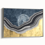 Colorful abstract canvas art print showcasing vibrant geometric shapes and fluid patterns, perfect for modern home decor. Ideal for enhancing living spaces or offices.