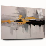 Abstract canvas artwork showcasing vibrant colors and geometric shapes, ideal for modern home decor, enhancing aesthetic appeal and ambiance.