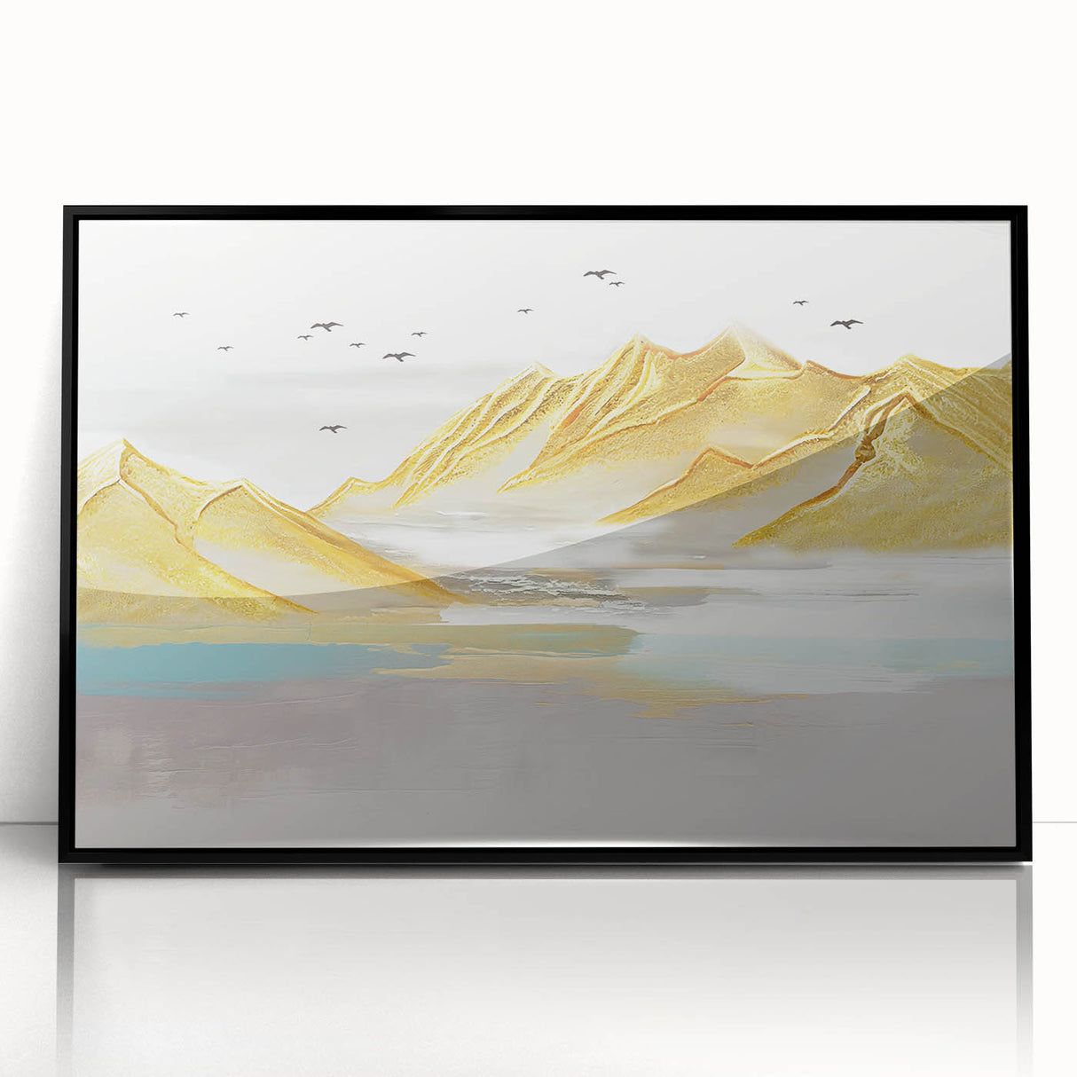 Vibrant abstract wall art canvas print showcasing bold colors and dynamic shapes, perfect for modern home decor and artistic expression.