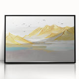 Vibrant abstract wall art canvas print showcasing bold colors and dynamic shapes, perfect for modern home decor and artistic expression.