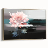 Abstract canvas artwork showcasing vibrant colors and dynamic shapes, perfect for modern home decor, enhancing any living space with artistic flair.