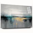 Abstract canvas artwork showcasing vibrant colors and dynamic shapes, ideal for modern home decor, presented in a protective cardboard tube for shipping.