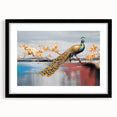 Abstract wall art canvas featuring vibrant colors and dynamic shapes, ideal for modern home decor, displayed in a creative living space setting.
