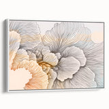 Abstract wall art print showcasing vibrant colors and fluid shapes, ideal for modern decor, adding a dynamic touch to any space.