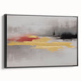 Colorful abstract wall art canvas featuring vibrant blue and orange swirls, highlighting a modern design aesthetic, ideal for home decor enhancement.