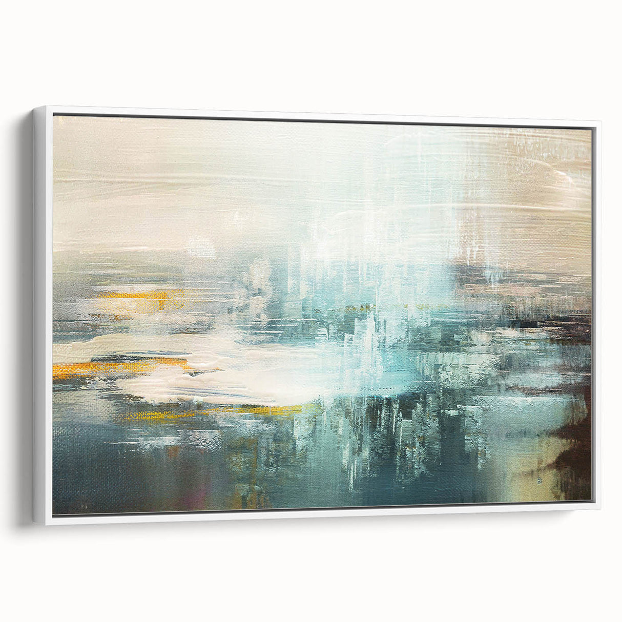 Vibrant abstract wall art canvas print showcasing bold colors and dynamic shapes, ideal for modern home decor and artistic accents.