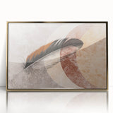 Colorful abstract canvas print showcasing vibrant shapes and patterns, perfect for modern home decor or art enthusiasts. Textured surface adds depth.