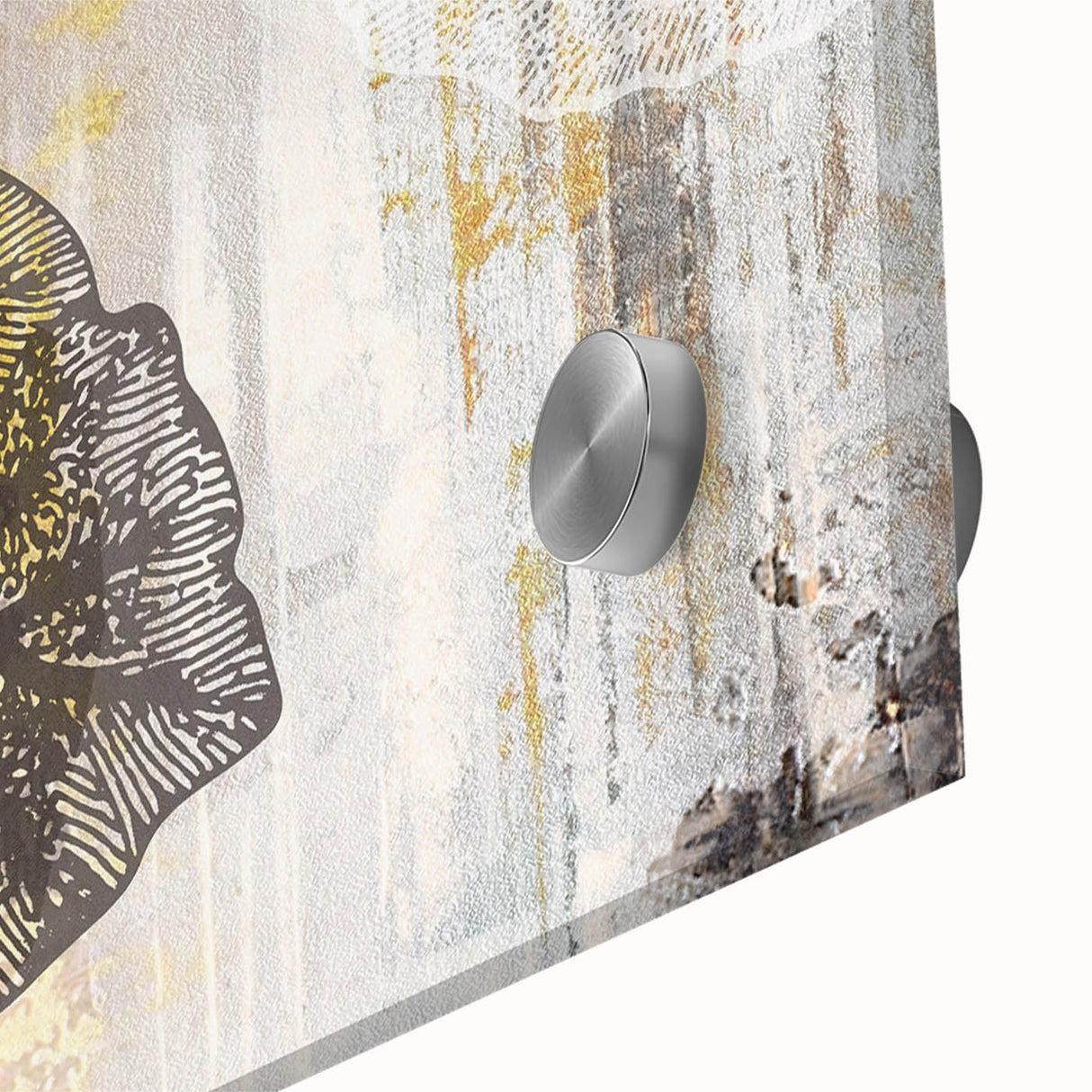 Abstract landscape canvas art print showcasing vibrant colors and dynamic brush strokes, perfect for modern home decor and artistic expression.