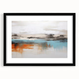 Abstract wall art canvas featuring vibrant colors and geometric patterns, rolled and securely packaged in a sturdy tube for easy shipping and display.