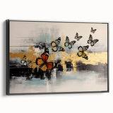 Abstract canvas art print showcasing vibrant colors and dynamic shapes, perfect for modern home decor. Ideal for adding a contemporary touch to any room.
