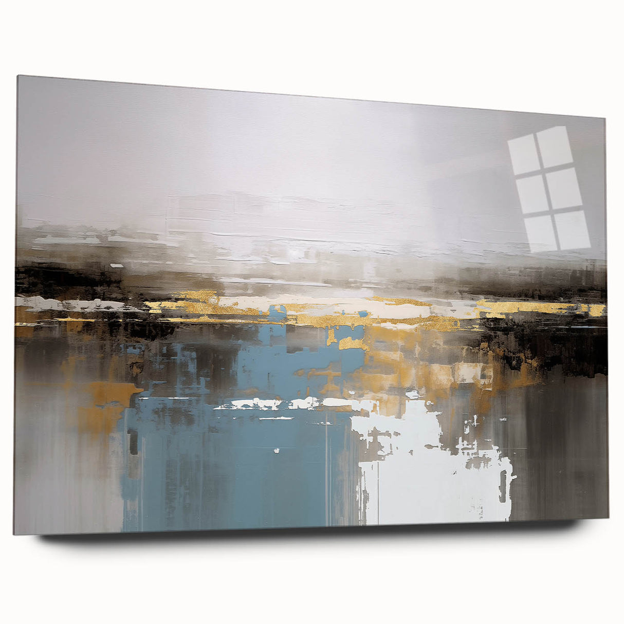 Abstract wall art canvas featuring vibrant colors and geometric shapes, ideal for modern home decor. The artwork showcases a dynamic composition that adds energy and style to any room.