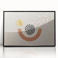 Abstract canvas artwork showcasing vibrant colors in swirling patterns, ideal for modern home decor or art enthusiasts, presented in a protective tube.